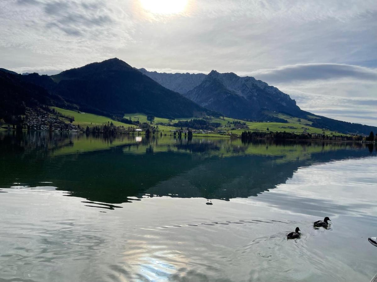 Ferienhaus Kaiserblick - Fewo2 Walchsee Exteriér fotografie
